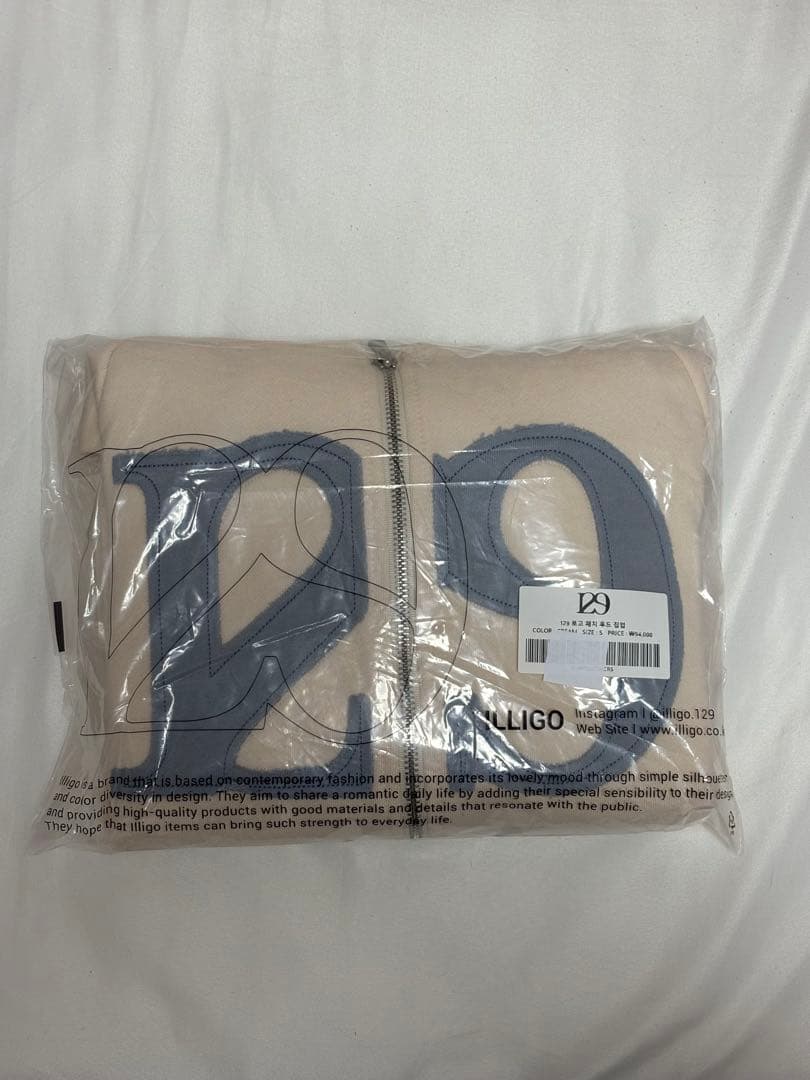 ILLIGO イリゴ ジップアップパーカー クリーム