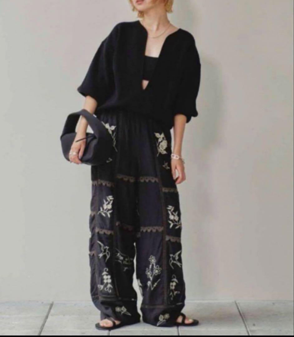 TODAYFUL◻︎Embroidery Patchwork Trousers36