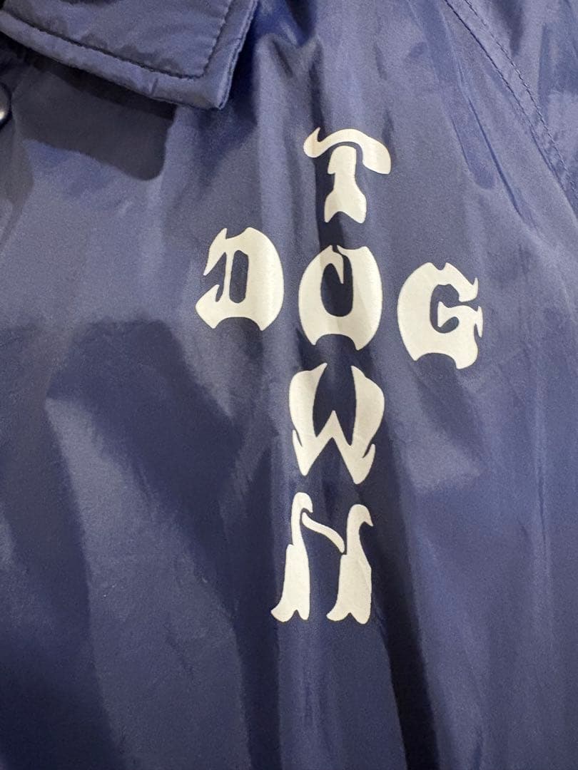 【りーる】BLUCO×DOGTOWN ネイビー コーチジャケット