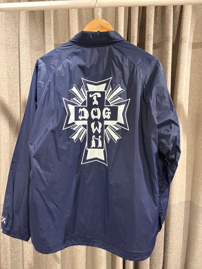 【りーる】BLUCO×DOGTOWN ネイビー コーチジャケット