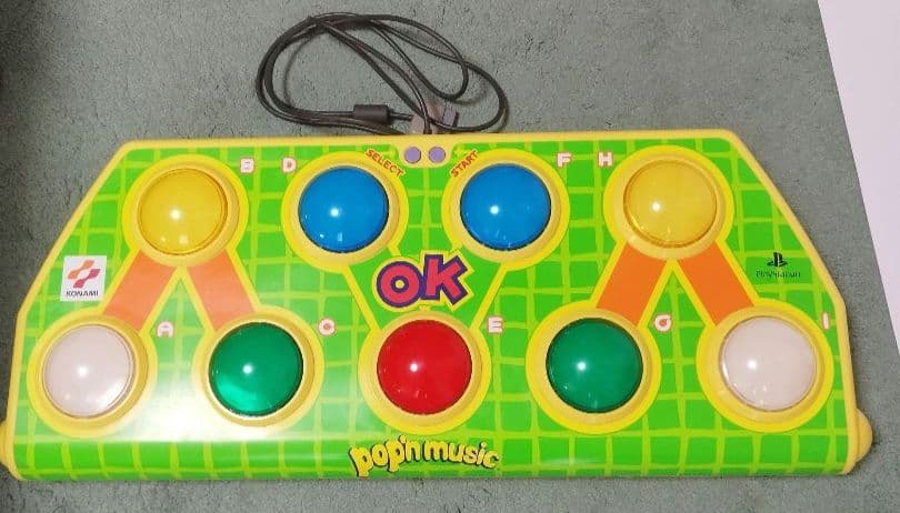 【ジャンク】ポップンミュージック アーケードスタイルコントローラ