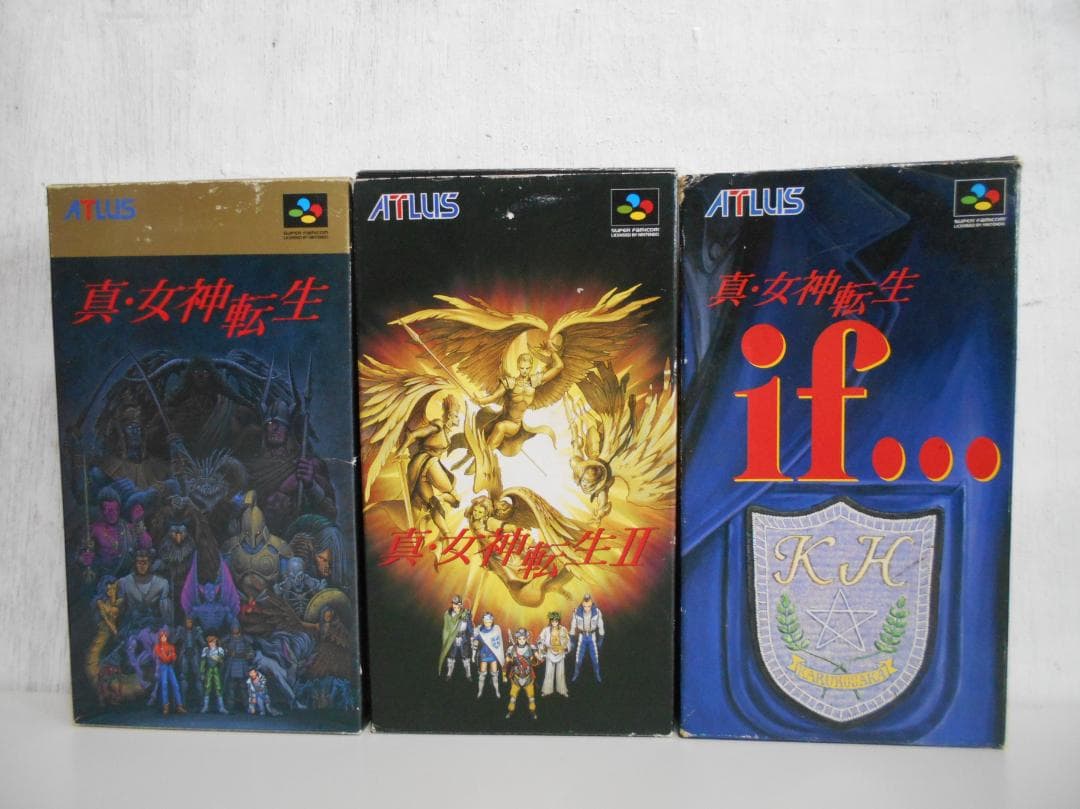 ノ*ス様 アトラス　女神転生シリーズ　８本セット　FC SFC