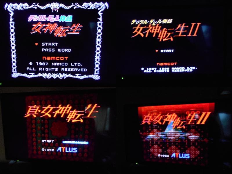 ノ*ス様 アトラス　女神転生シリーズ　８本セット　FC SFC