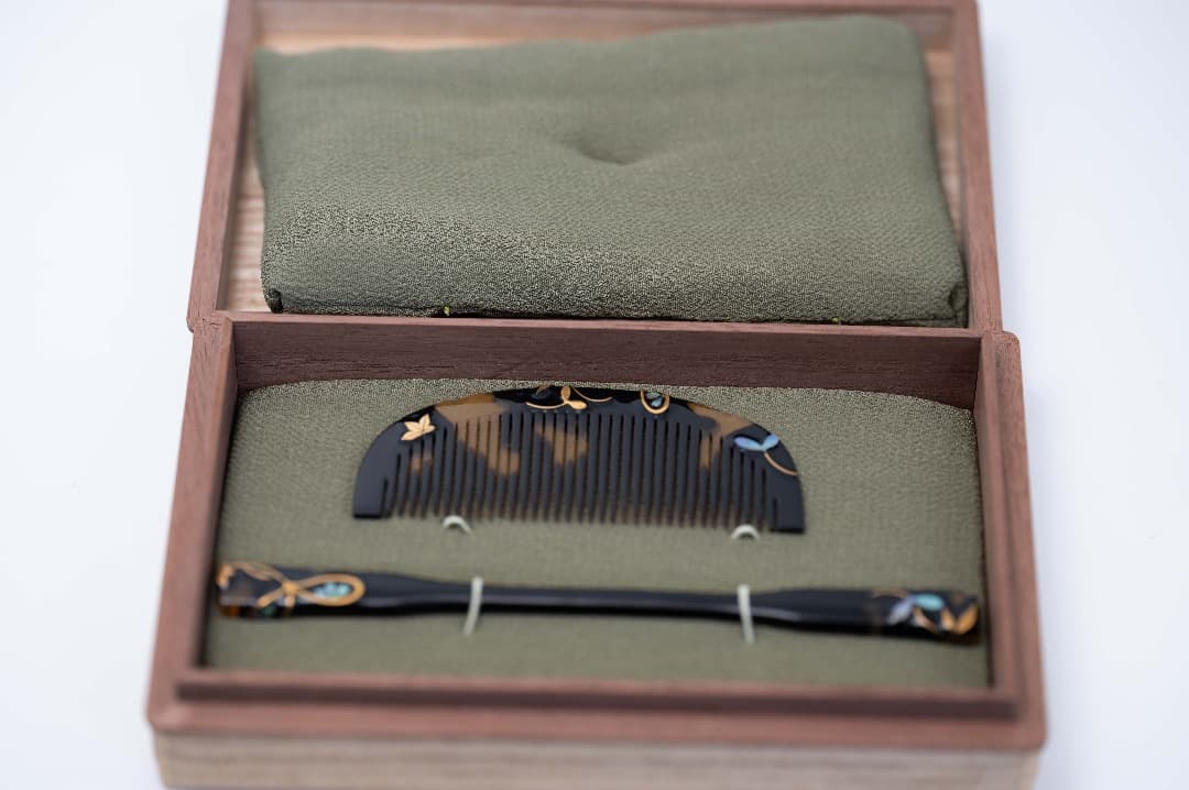 櫛 くし べっこう 江戸時代後期製