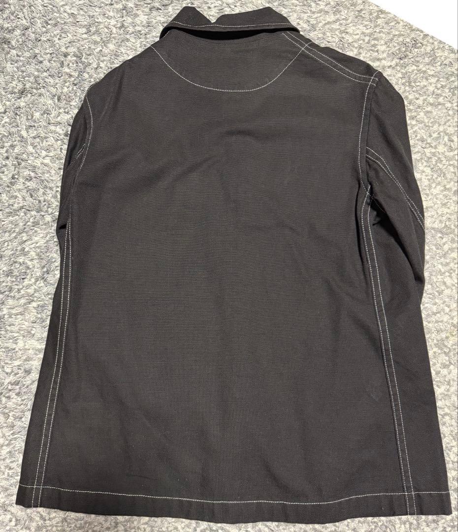 Y’s ホワイトステッチ ジップアップ コットン ブルゾン