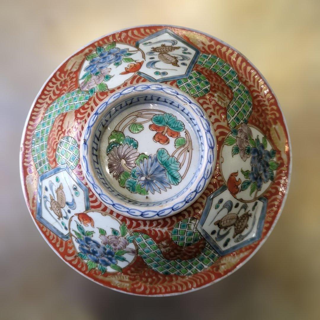 荒木真弓　骨董　伊万里　古伊万里　大平　蓋付き　陶器　器