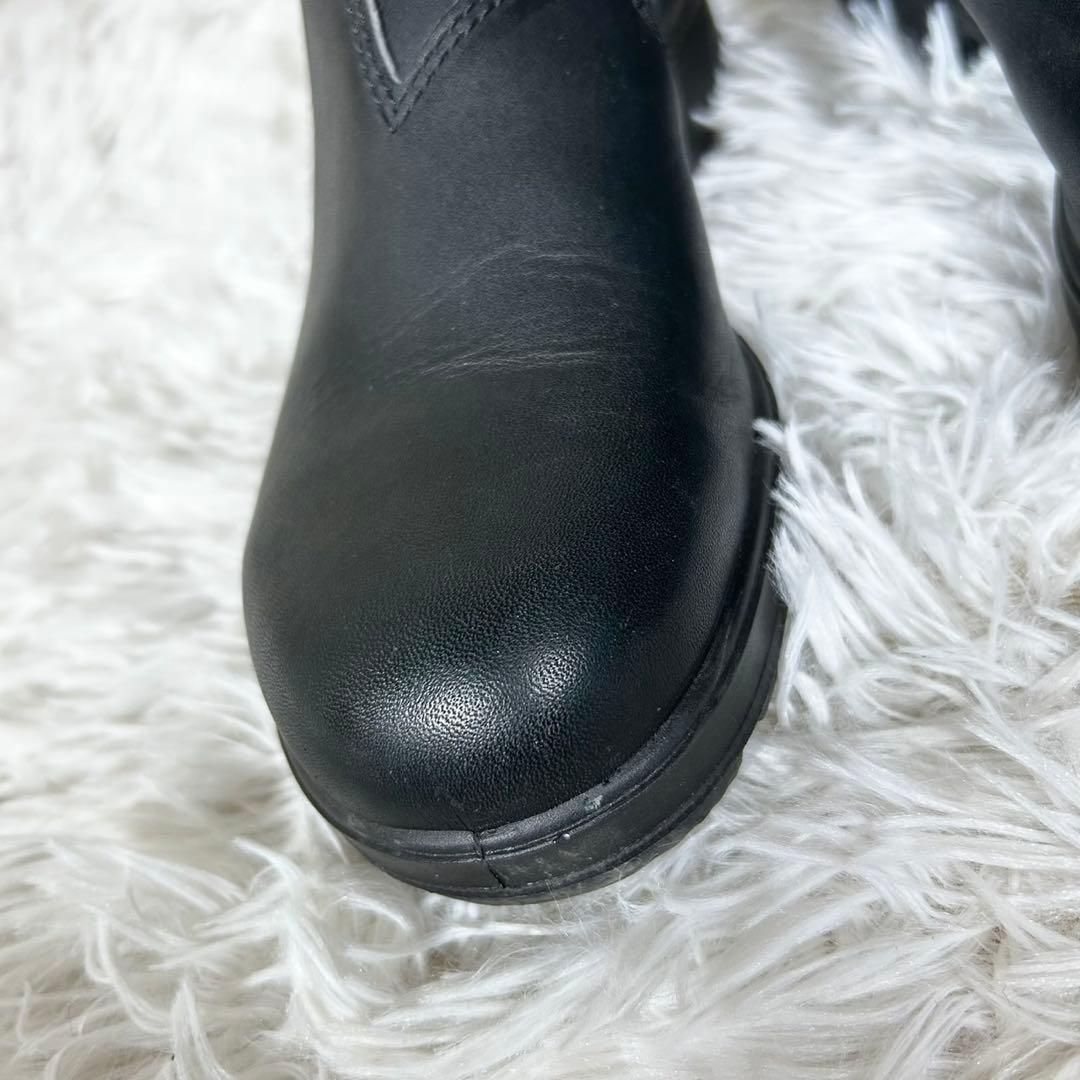 美品✨ブランドストーン サイドゴアブーツ ローカット ブラック 23.5cm