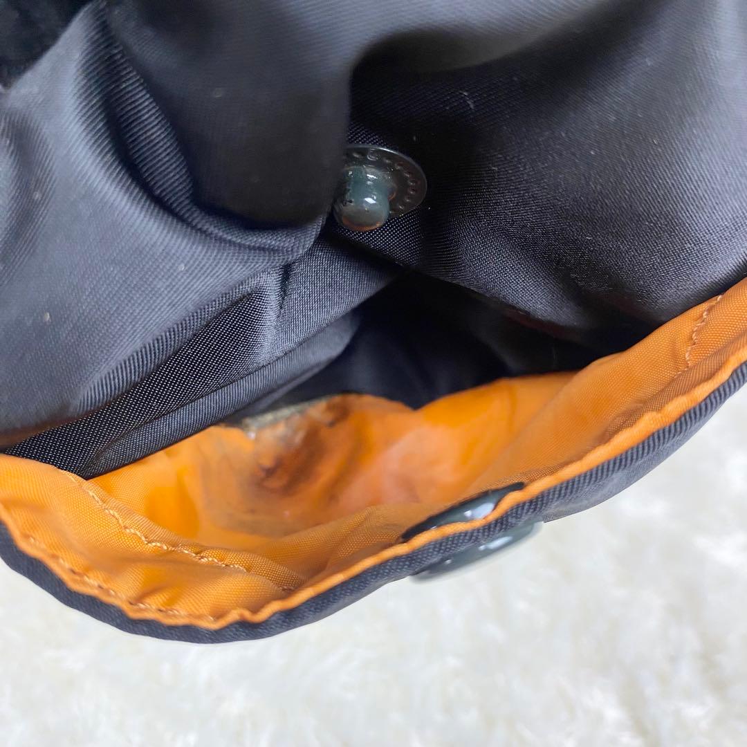 【ロゴ鮮明✨外観美品】POTER TANKER ミニボストン　ドラムバッグ　黒