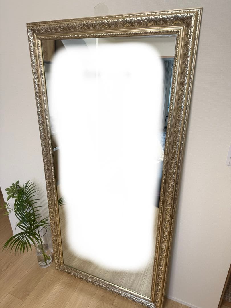 ミラー 全身鏡 アンティーク調大型ミラー