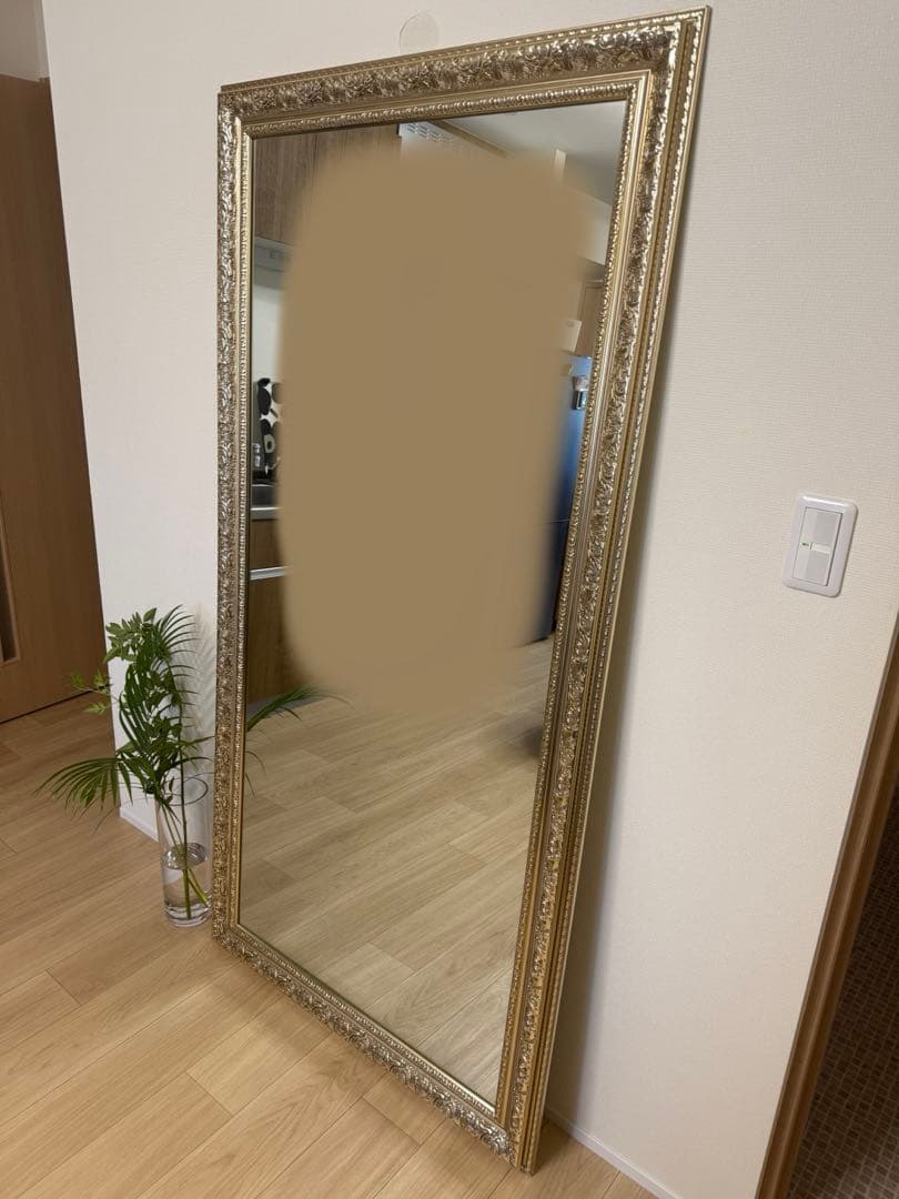 ミラー 全身鏡 アンティーク調大型ミラー