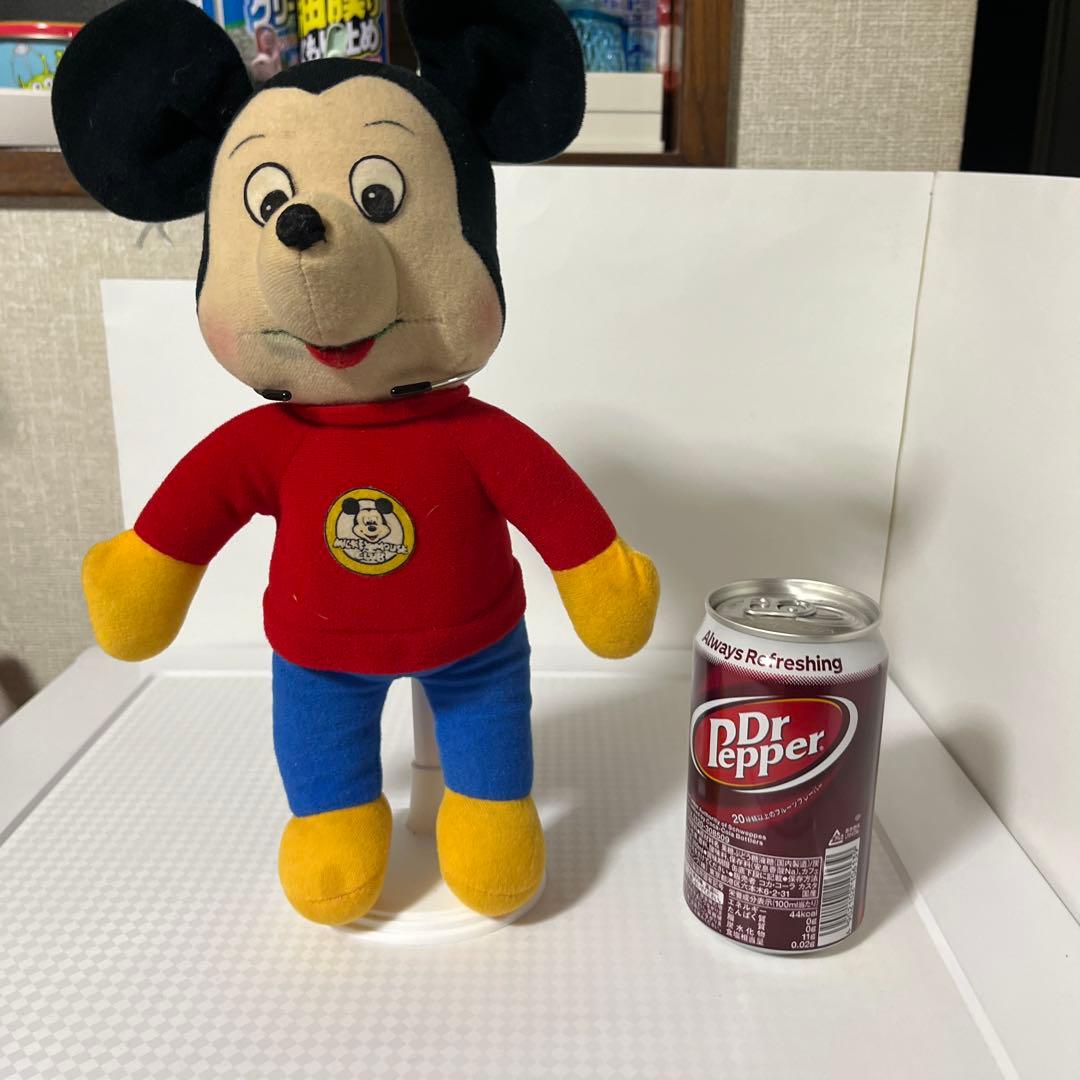 ミッキーマウス　おしゃべりぬいぐるみ　　1976年　ニッカボツカー社製