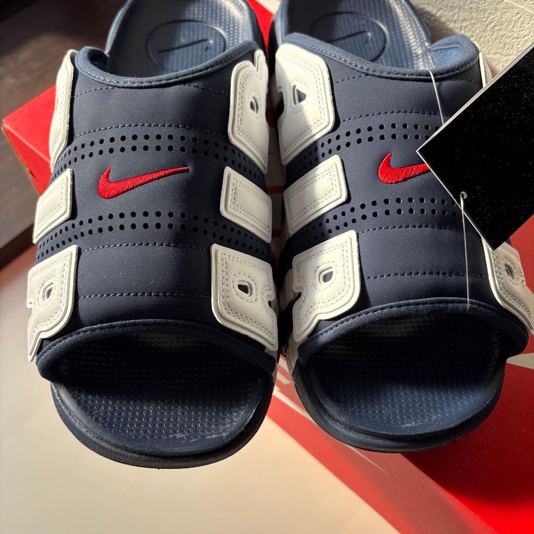 新品 ナイキエア モアアップテンポ ネイビー 32cm サンダル　モアテン
