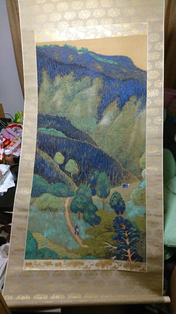 山本丘人の掛け軸