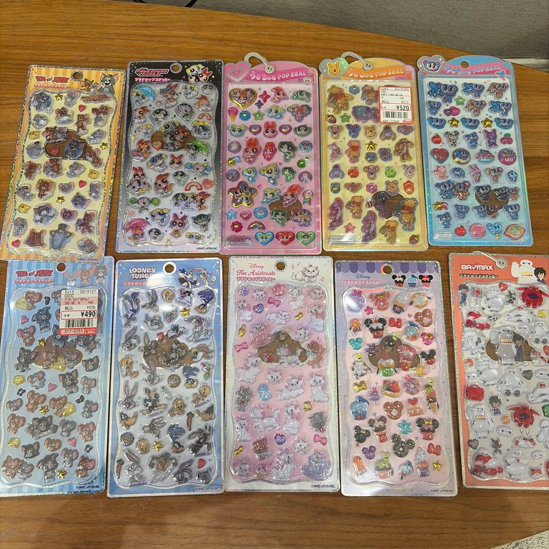 （正規品）うるちゅる　プチドロップシール ディズニートムジェリまとめ売り‪‪