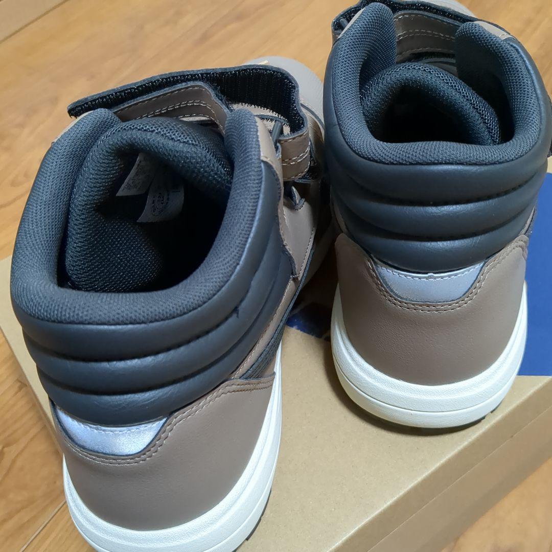 アシックス安全靴27cm asics ブラウン スニーカー 安全靴