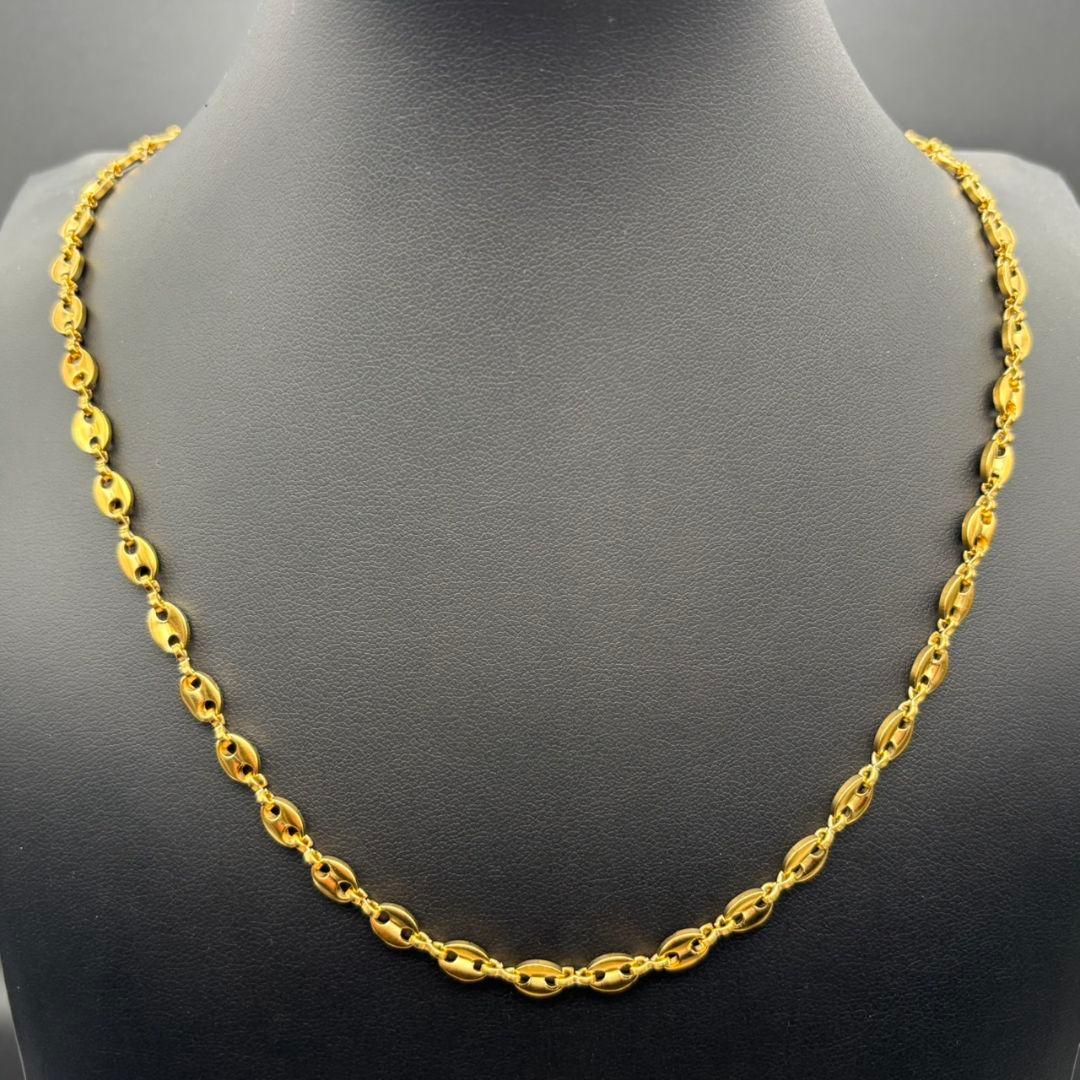 最高級 ヴィンテージ k18 ゴールド チェーン シンプル ネックレス 18金