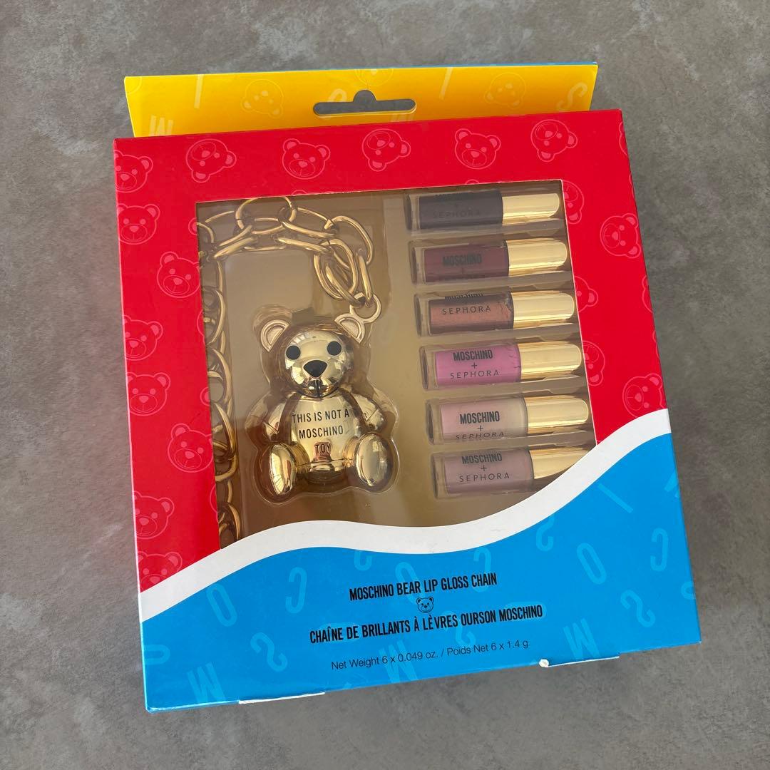 モスキーノ　SEPHORAコラボ　リップグロスとケース