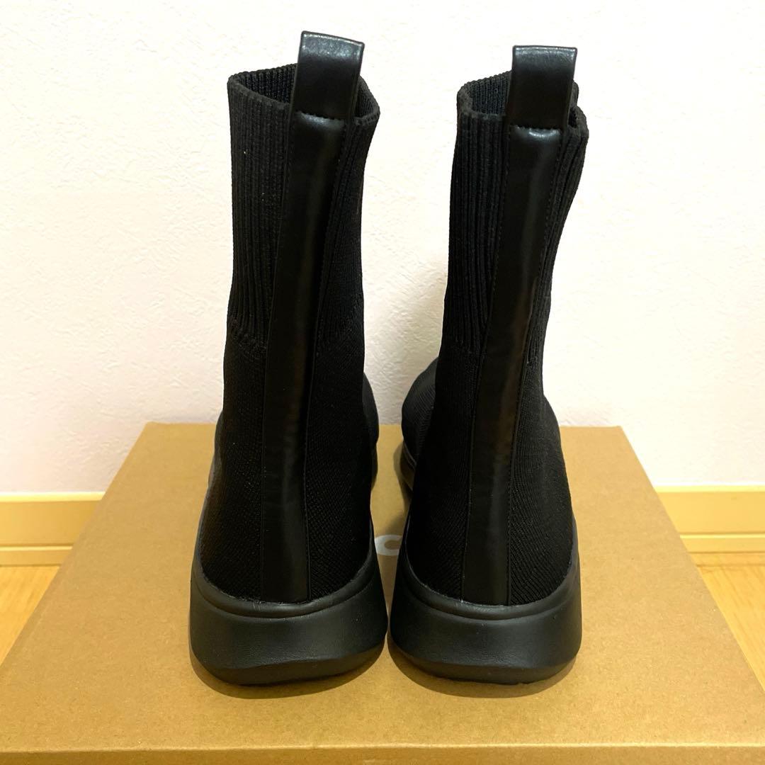 Racbaki ニットブーツ ブラック Lサイズ