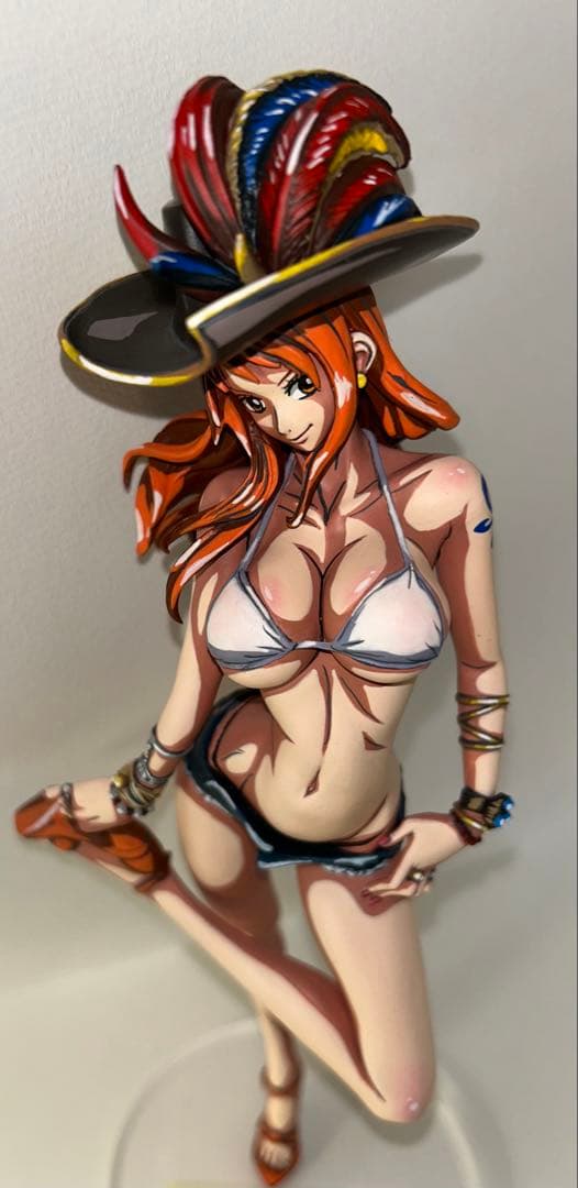 ワンピース ナミ リペイント＆フラッグダイヤモンドシップ　ナミ　合計2体セット