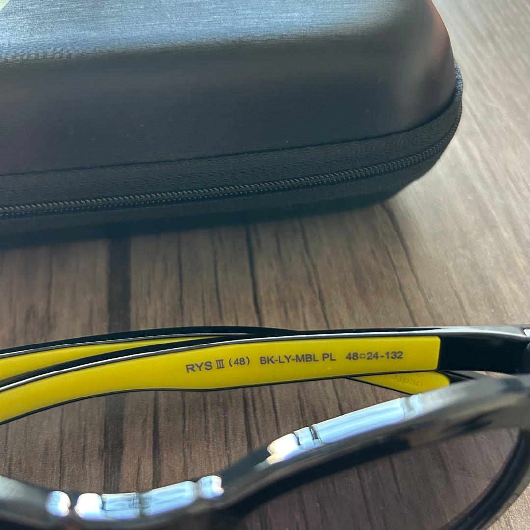 ば*ば様 Eyevol RY'S III サングラス ブラック/イエロー ケース