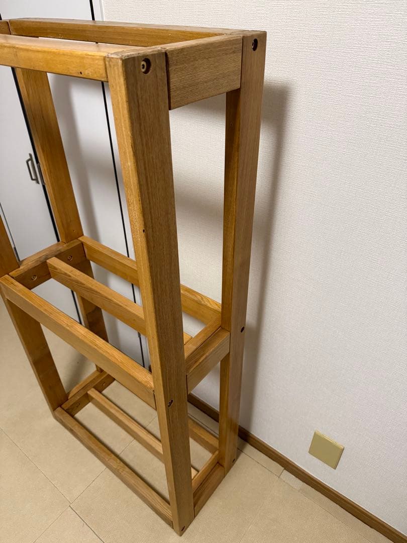 60cm用水槽台・マーフィード・木製水槽台・キャビネット・水槽棚・3段　①