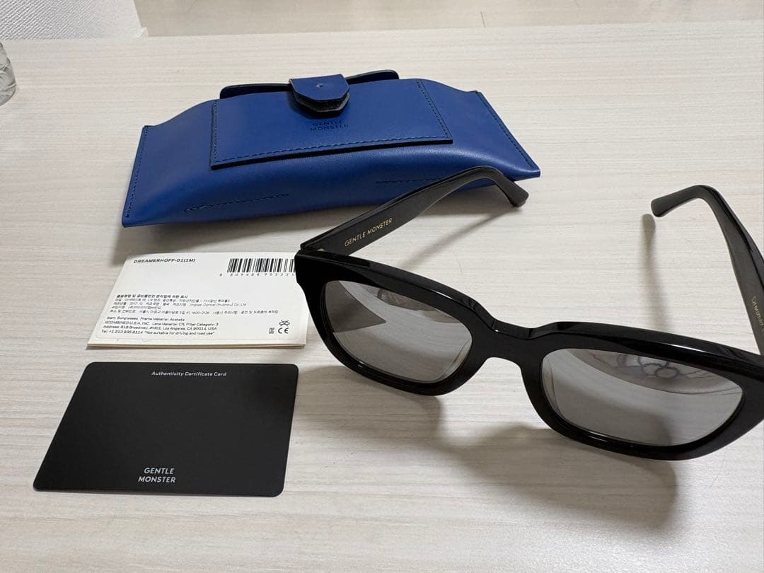 GENTLE MONSTER Dreamer Hoff ブラックサングラス
