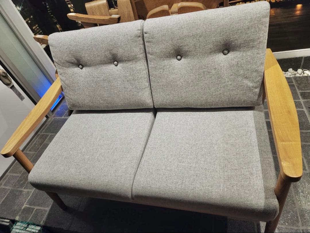 Re:CENOリセノ 2人掛けソファー　Henry（ヘンリー）グレータイプ