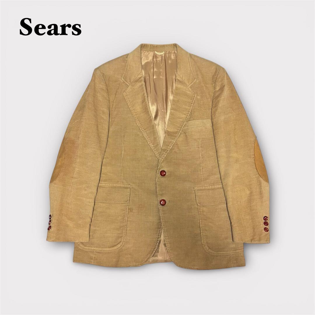 70s Sears コーデュロイ テーラードジャケット エルボーパッチ