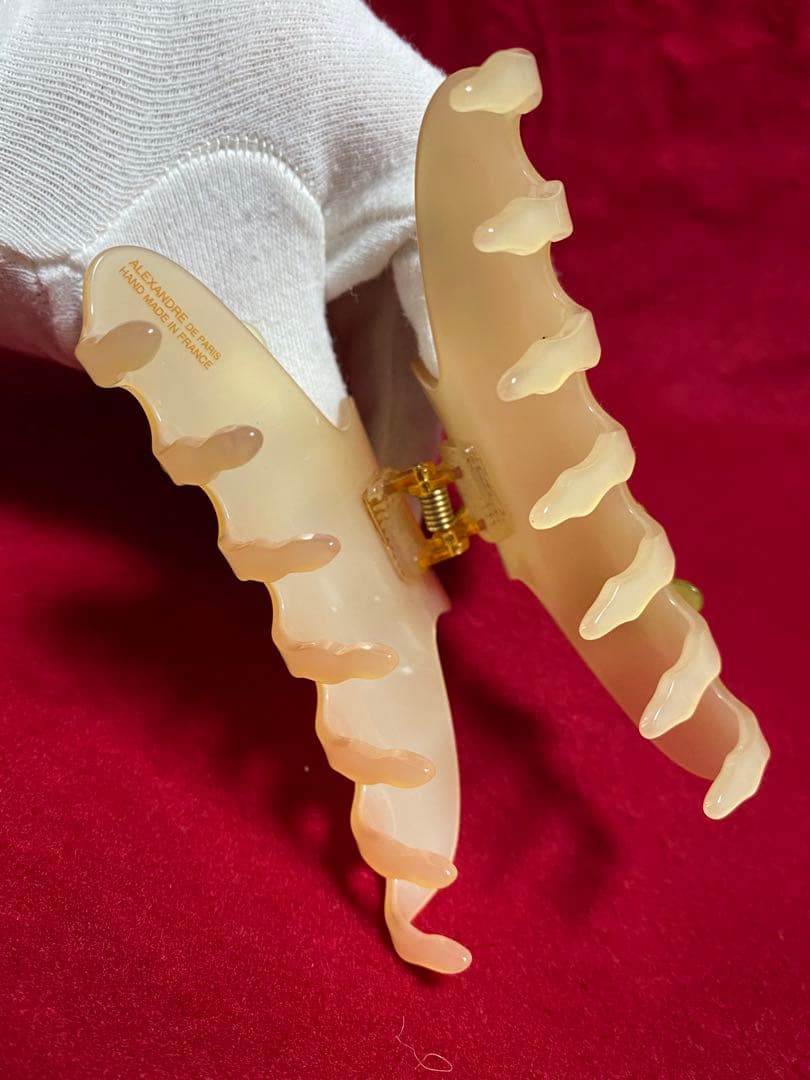 アレクサンドルドゥパリ Alexandre de paris ヘアクリップ 美品