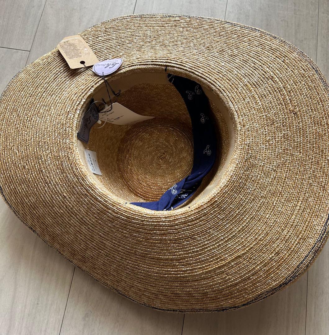 ponga様用【新品未使用】LolaHatsバンダナ付き麦わら帽子