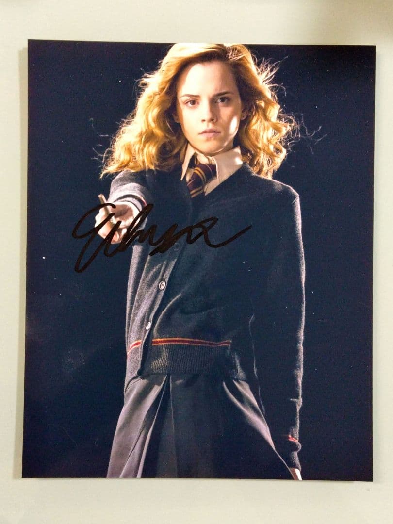 セール中…エマ・ワトソン直筆サイン入り超大型写真…