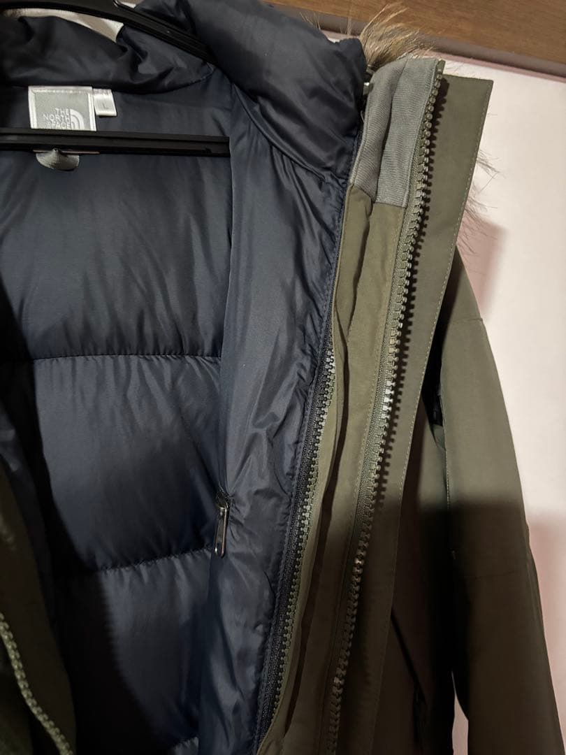 THE NORTH FACE オリーブ モッズコート Lサイズ　インナー付き