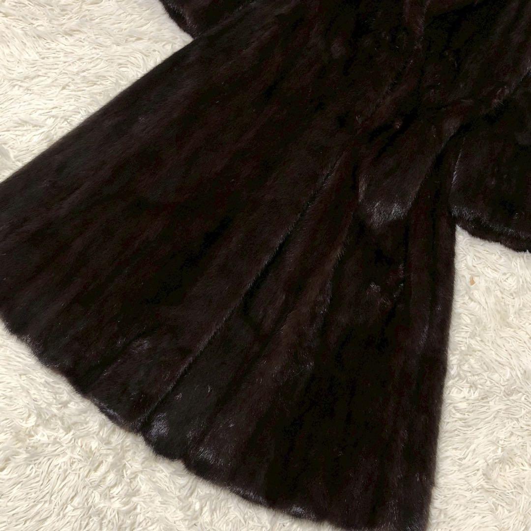 良品◎着丈110cm◎Dicker and Dicker ミンク ロングコート