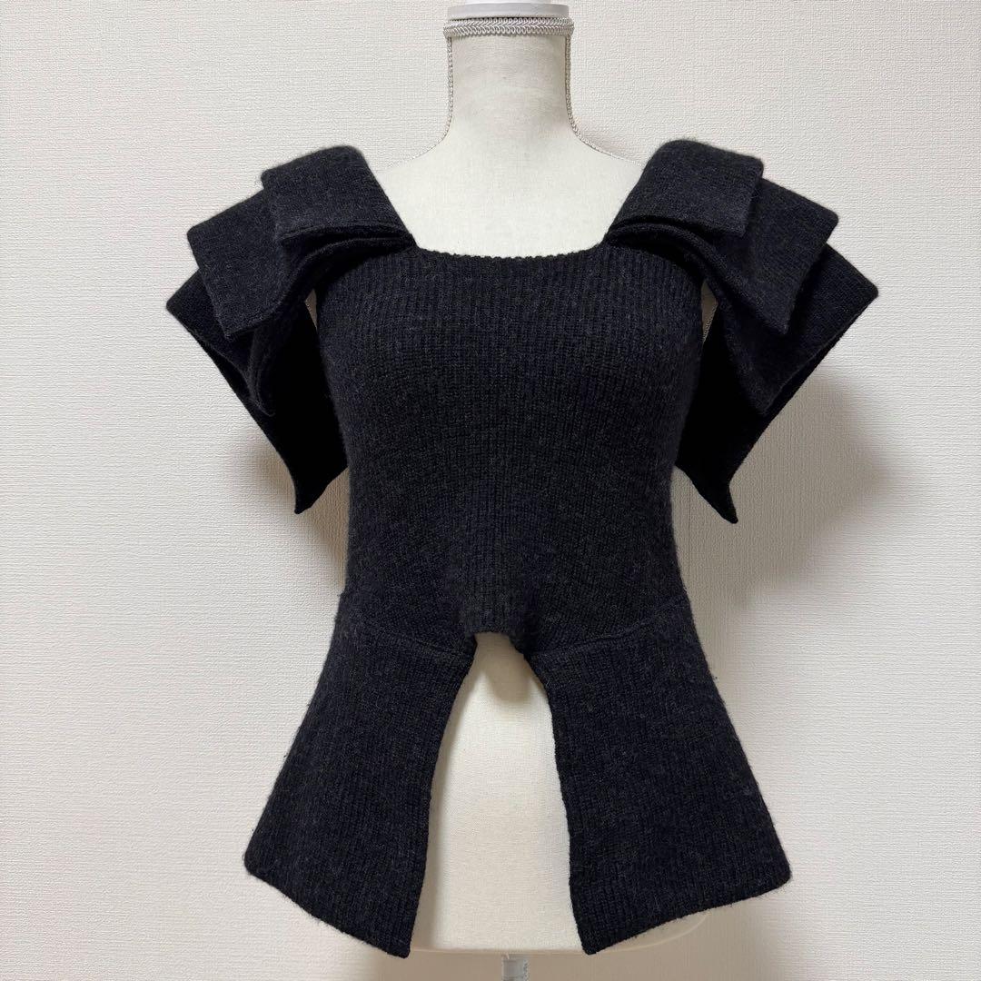 FUMIE TANAKA フミエタナカ　step bustier　ブラック　M