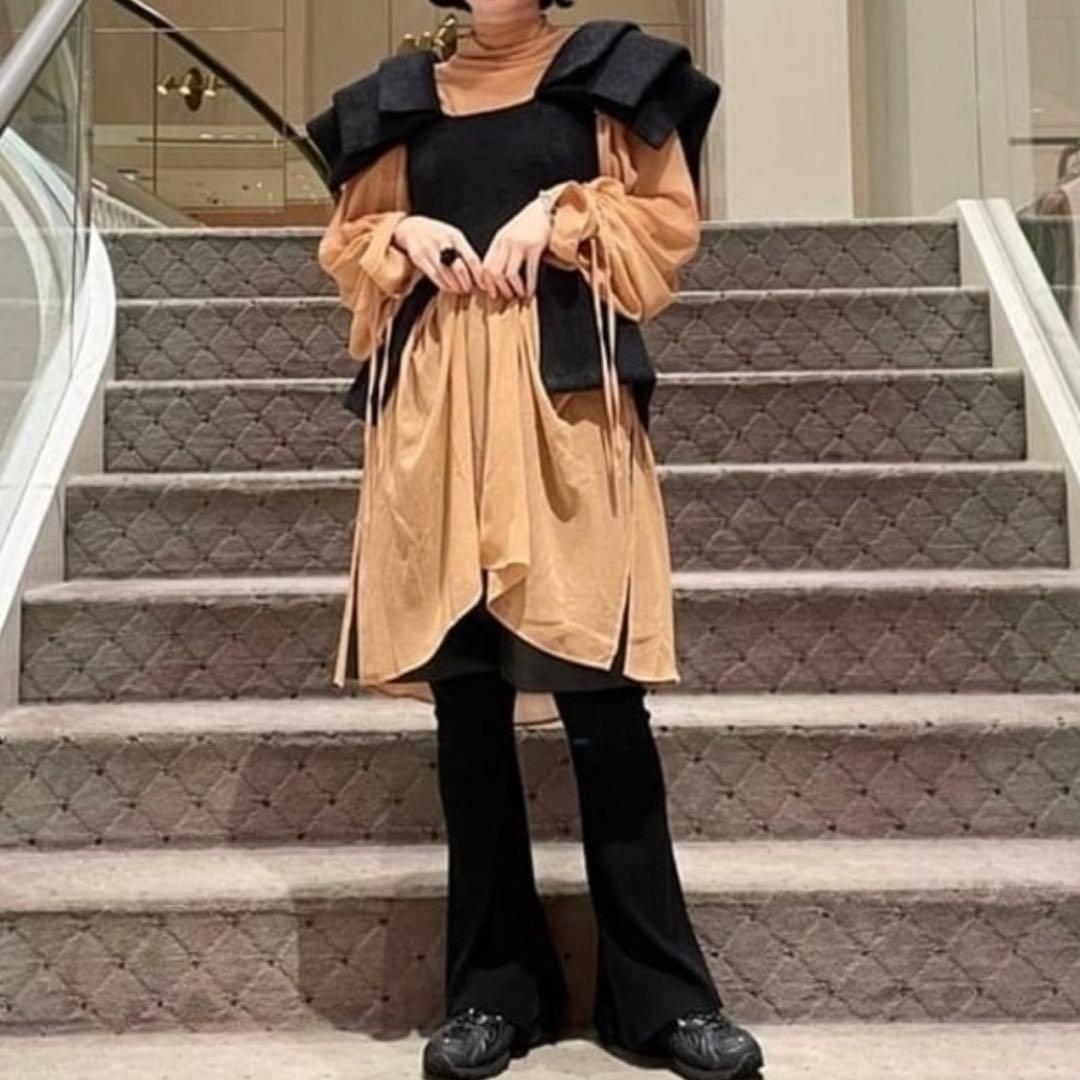 FUMIE TANAKA フミエタナカ　step bustier　ブラック　M