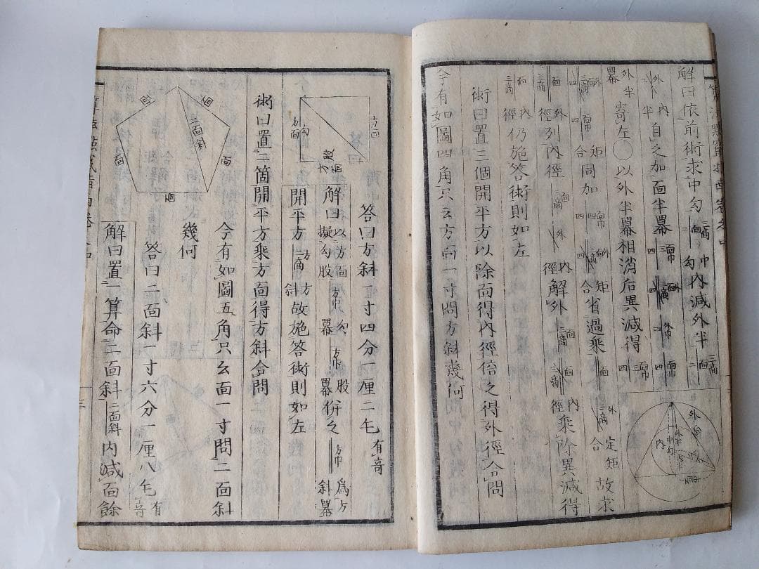 『 算法点鼠指南 上中下全3冊 』大原金杉門人編 書林 天保6年 再刻 です。