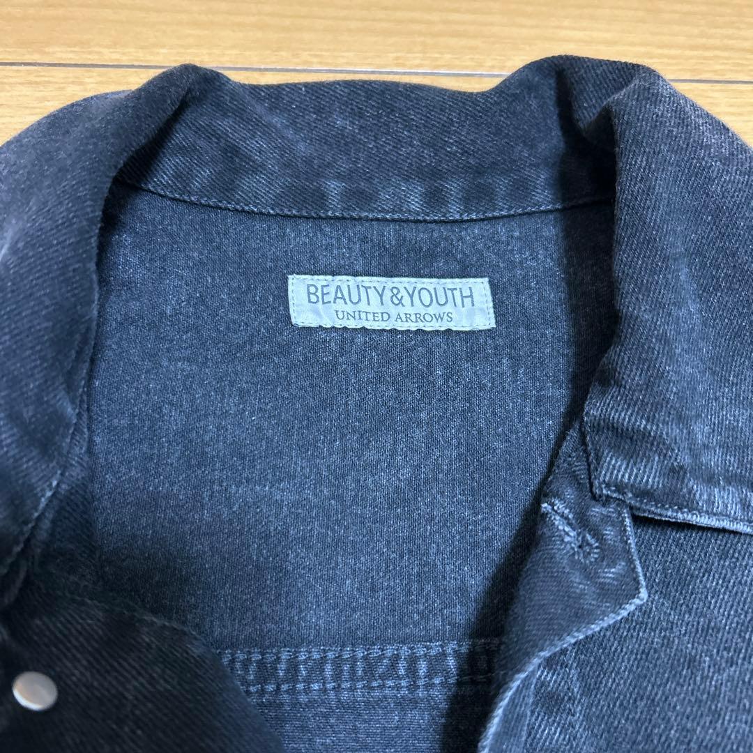 BEAUTY&YOUTH ブラック デニムジャケット