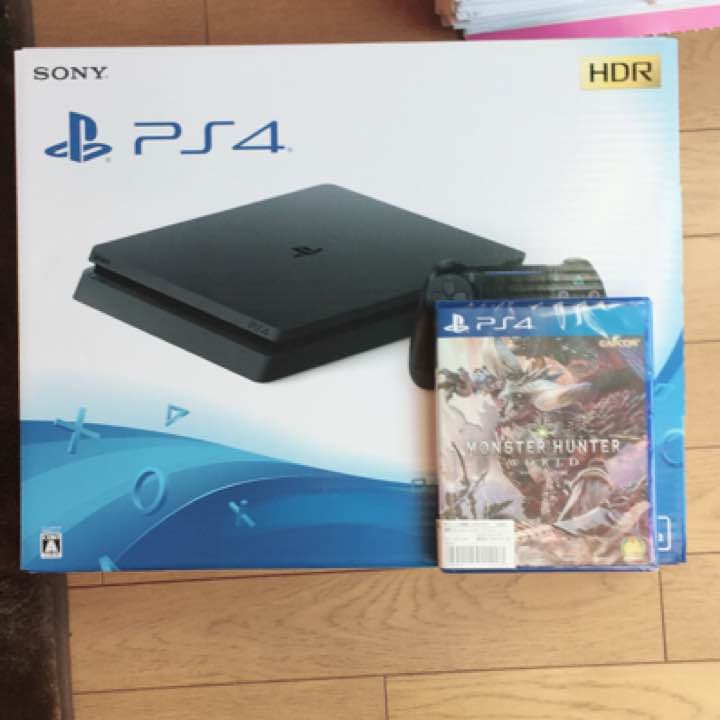 ps4 500GB 本体 モンハンワールド セット販売
