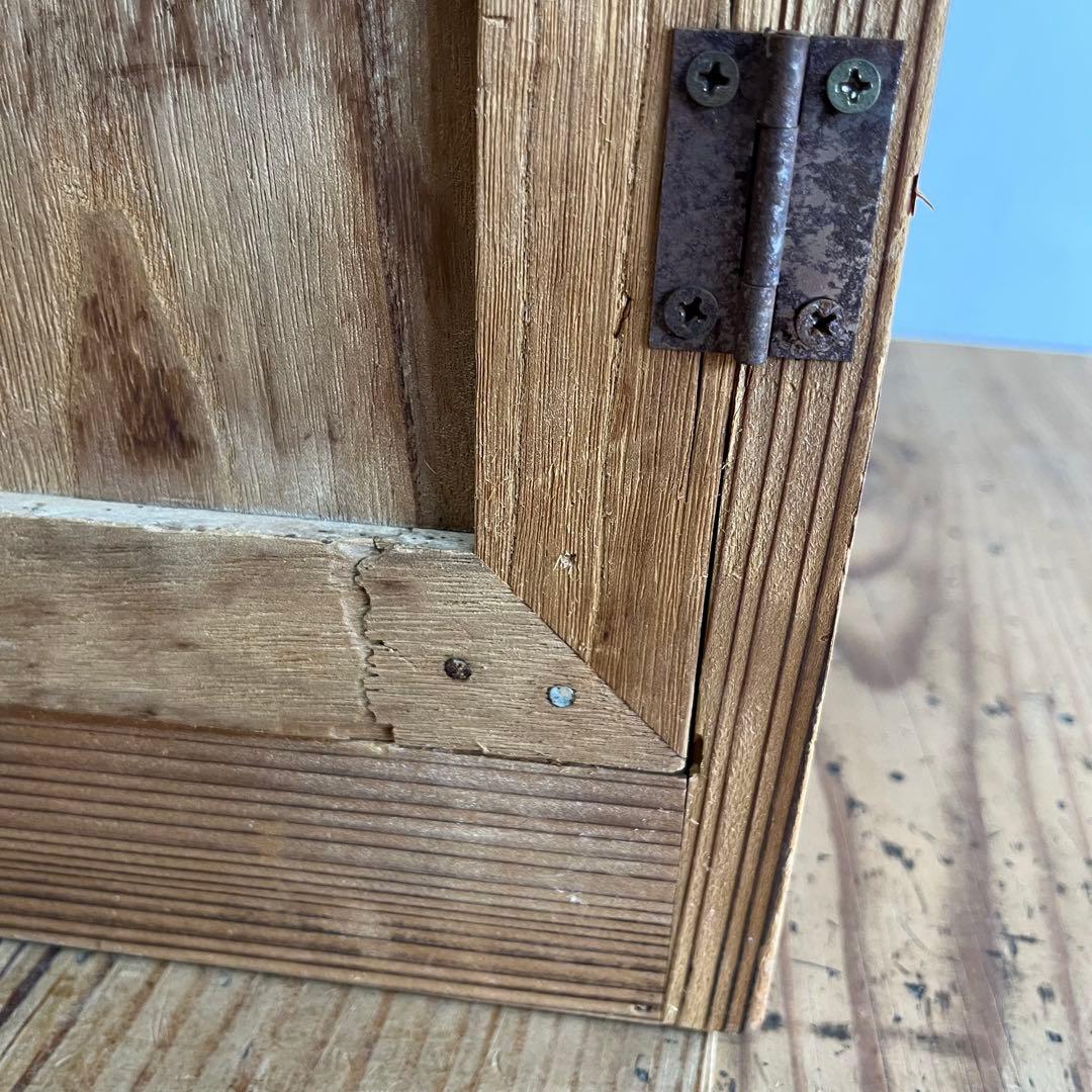 アンティーク チェスト 棚 無垢材 本棚 食器棚 z851