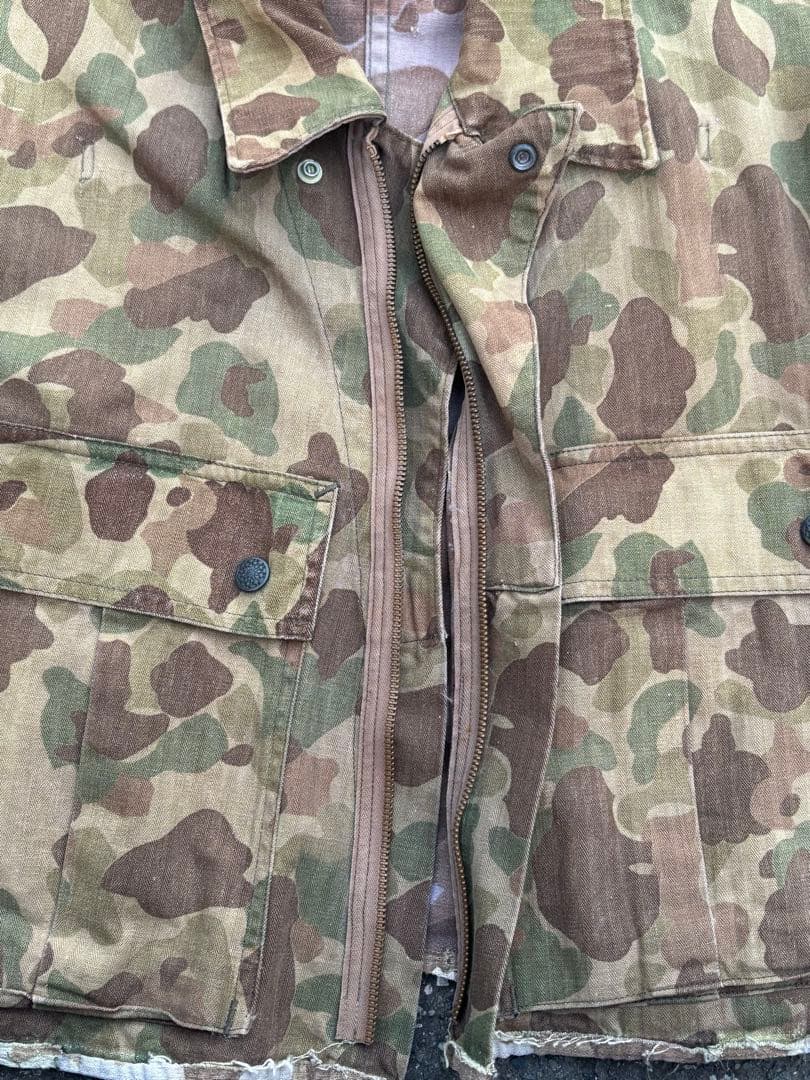 5*2様 40s フロッグスキンカモ ダックハンターカモ HBT ヘリンボーン