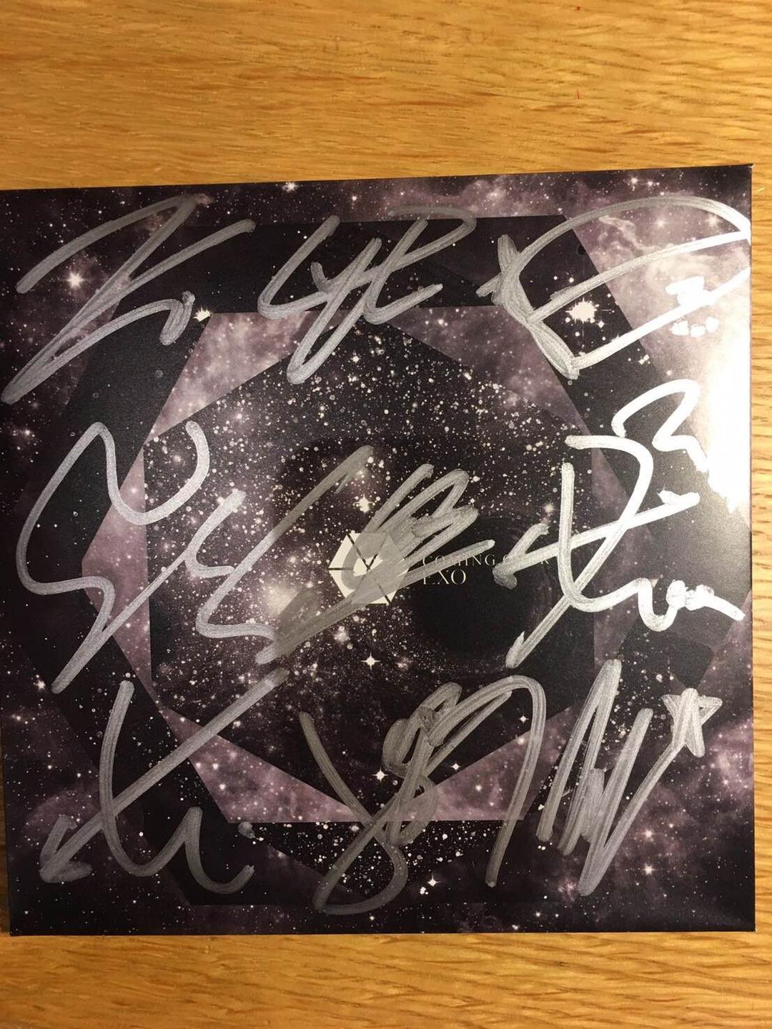 EXO 直筆サイン入りアルバム