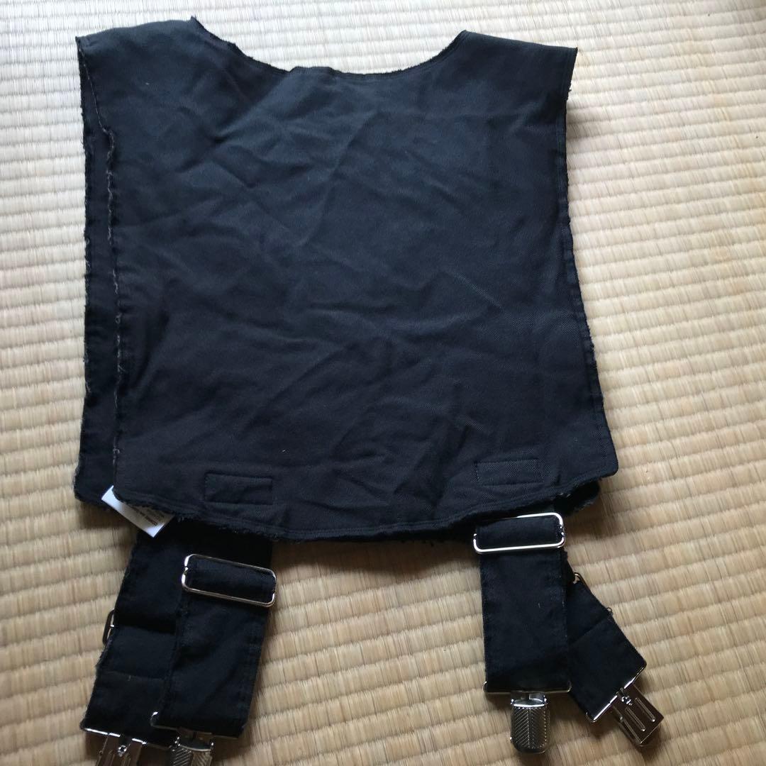ブラックコムデギャルソン　ハーネスサスペンダーベスト