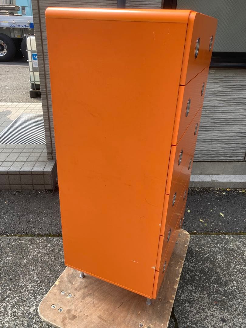 LEGNATEC　レグナテック　6段　ハイチェスト　タンス　ベビーレトロポップ