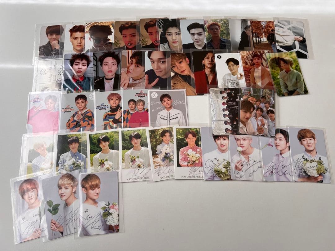 付属可能トレカ、ポスカ類