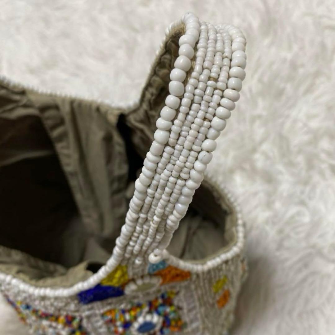 良品　イマイエン imayin ビーズバッグ ビジュー トートバッグ ストーン