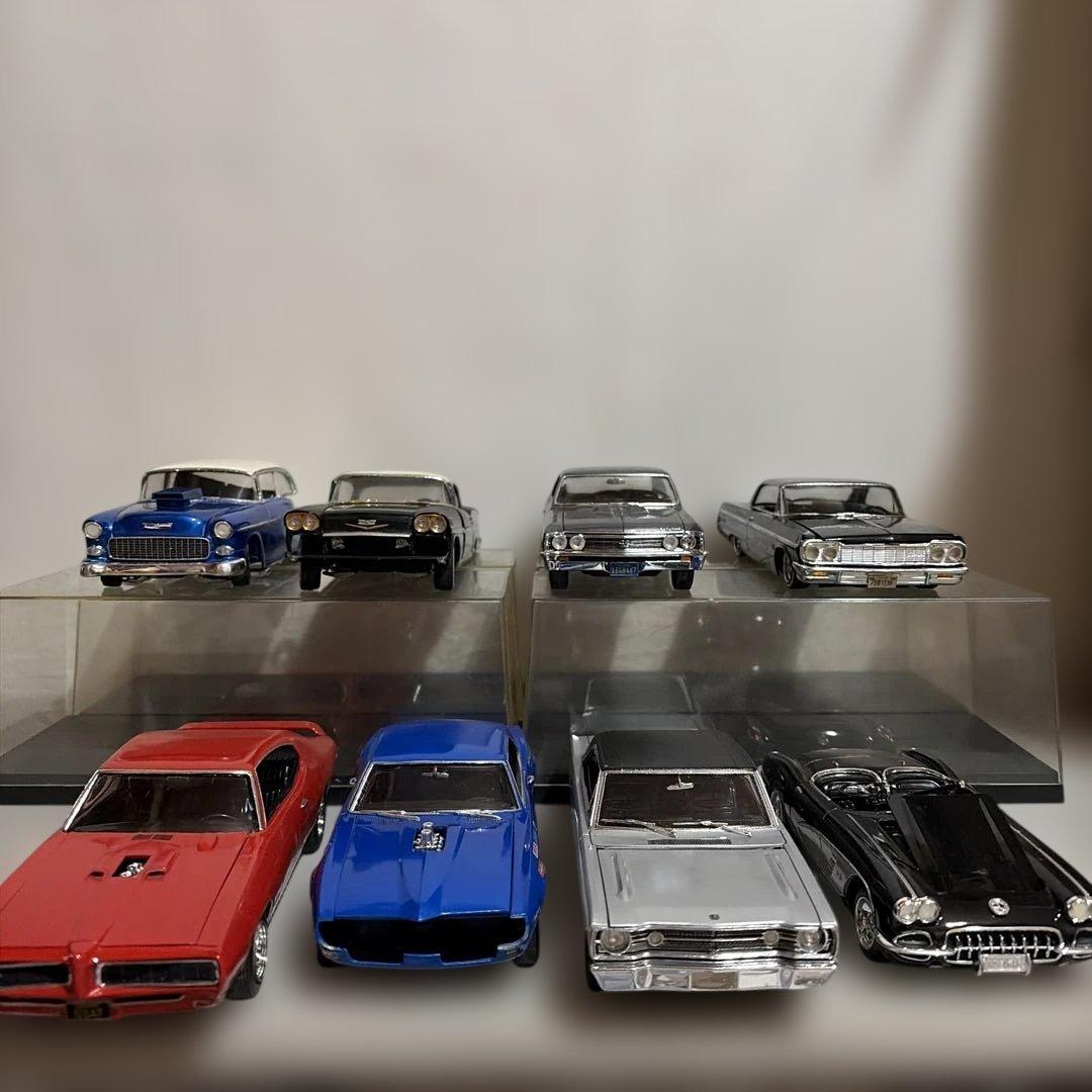 自動車 プラモデル 完成品 ケース付き まとめ売り ジャンク 難あり