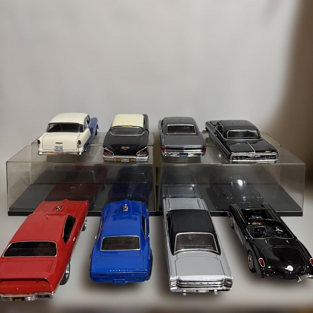 自動車 プラモデル 完成品 ケース付き まとめ売り ジャンク 難あり