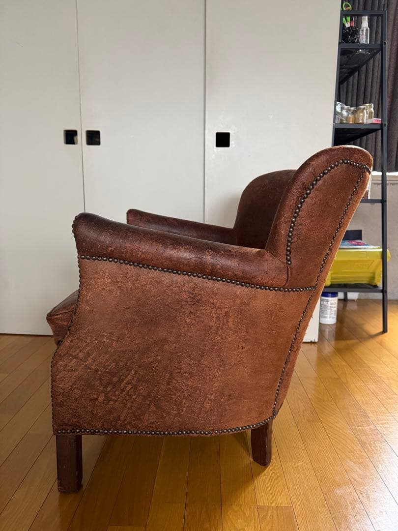 本革 プロフェッサーアームチェア　一人掛け　RH レストレーションハードウェア
