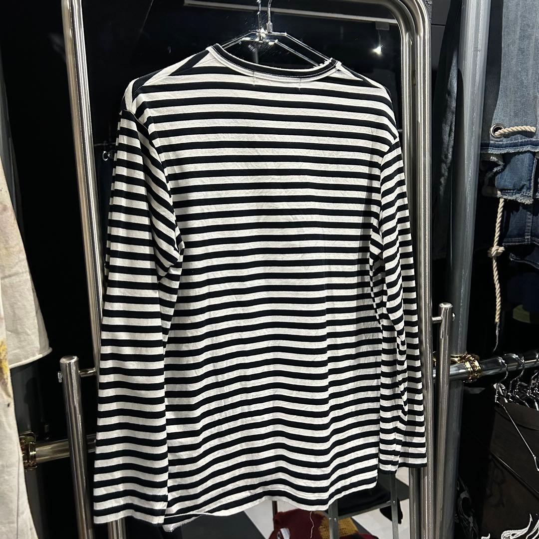 コムデギャルソン　プレイ　play ボーダー　ロンT ワッペン　長袖