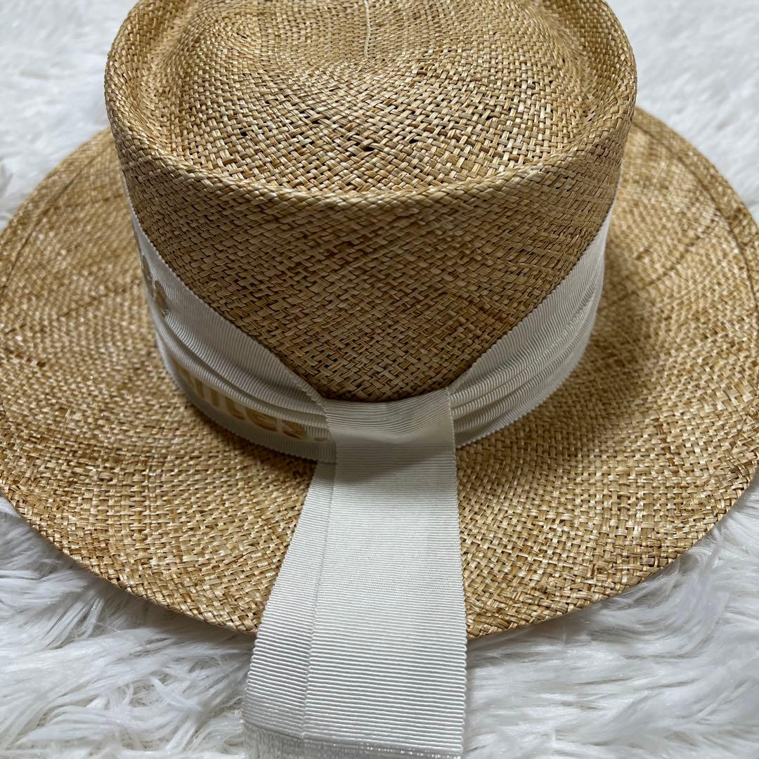 【美品】chapeau d' o　シャポードォー　カンカン帽　バオキャノチェ